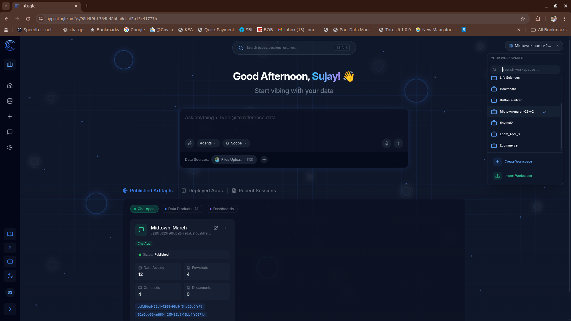 List Workspaces