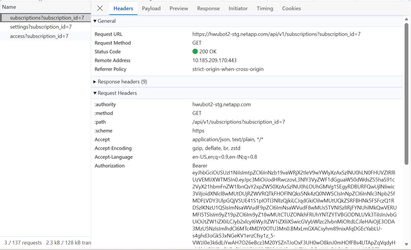 Get JWT Token from Browser DevTools