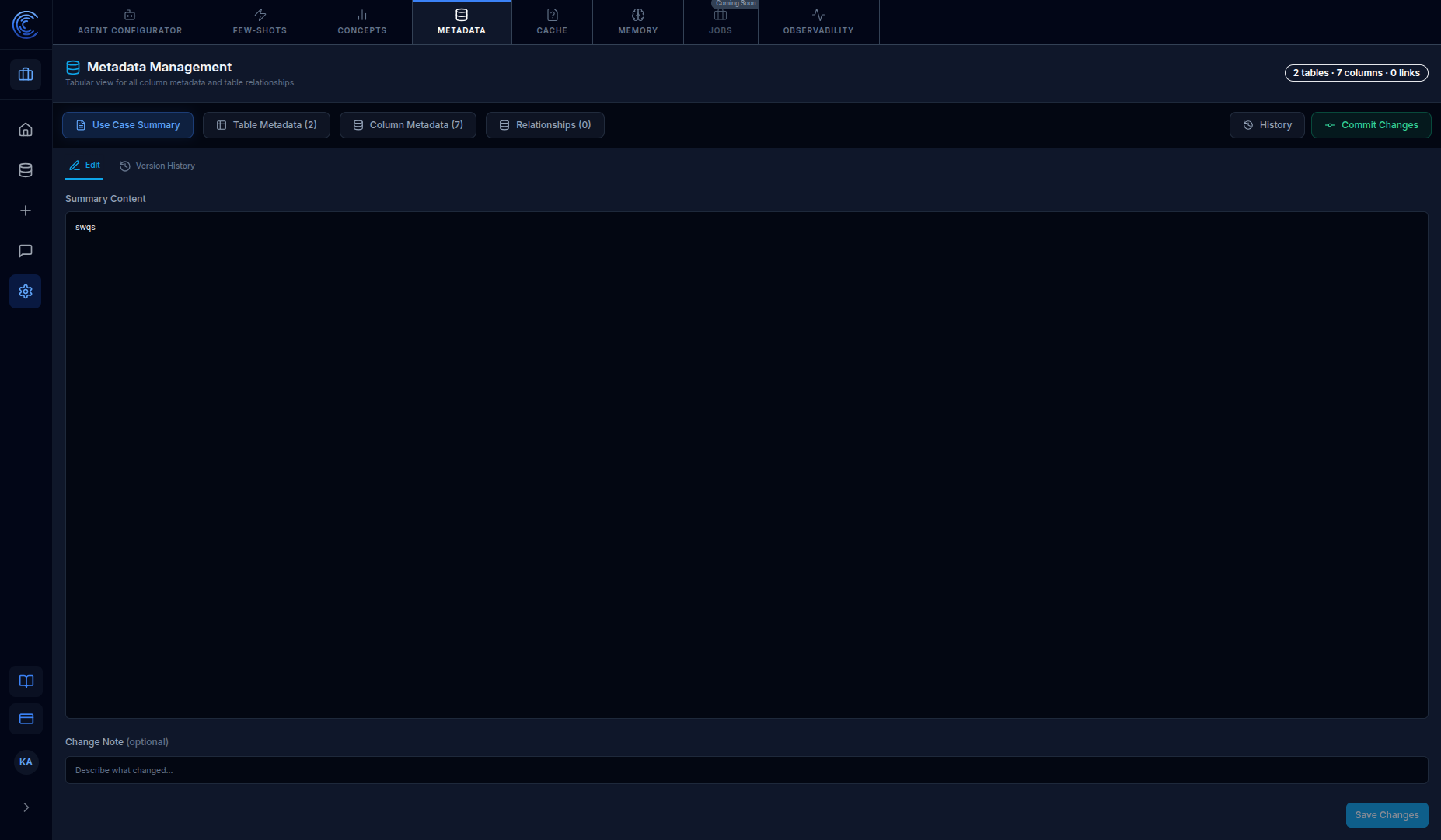 Metadata Management
