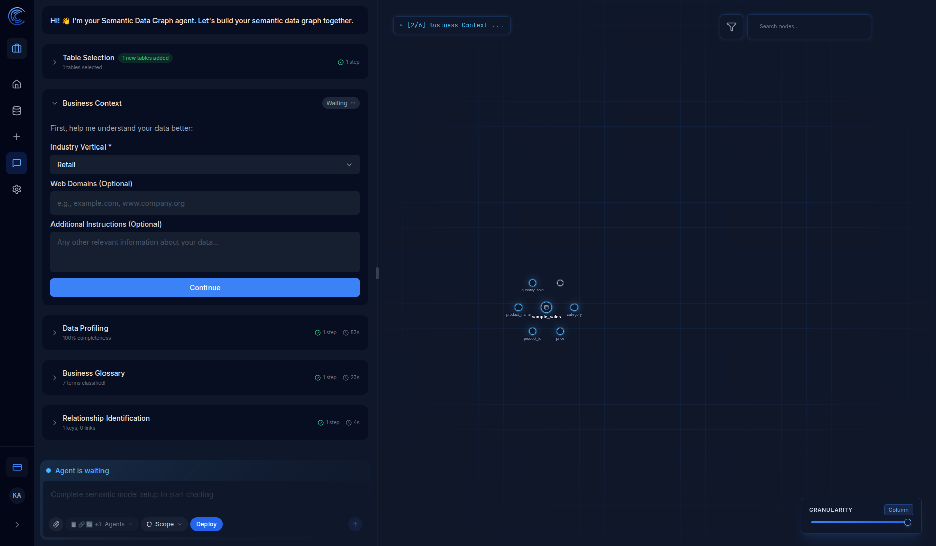 Business context configuration