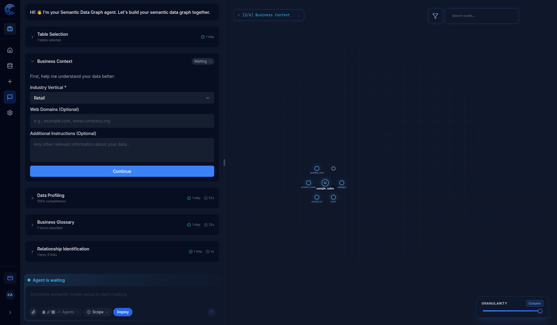 Semantic Data Graph Agent