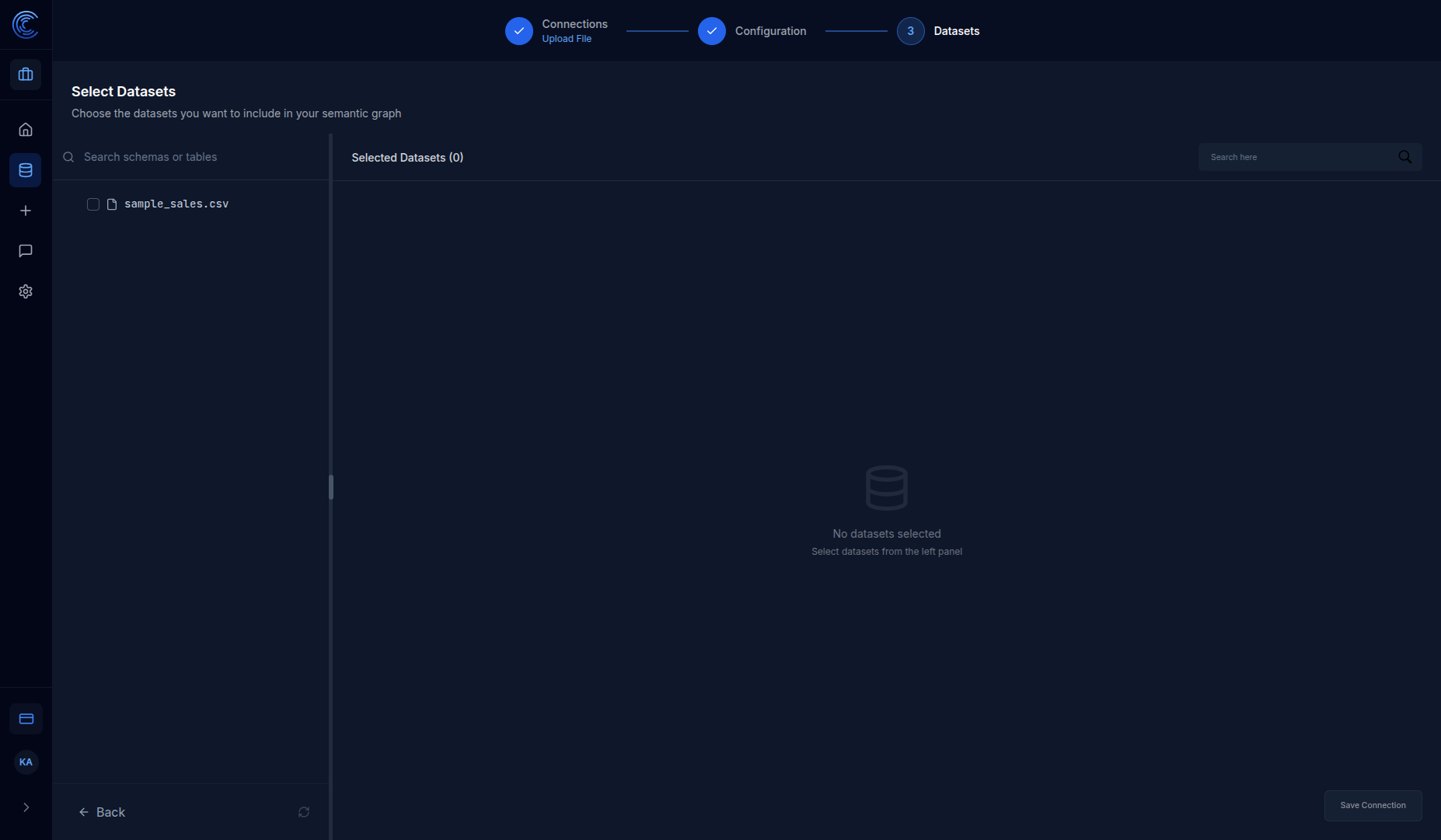 Select datasets
